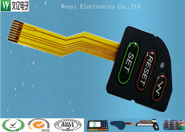 O PWB baseou o interruptor de membrana de FPC 2,54 milímetros de espessura lustrosa da cola Epoxy 1.8mm do passo olá! -