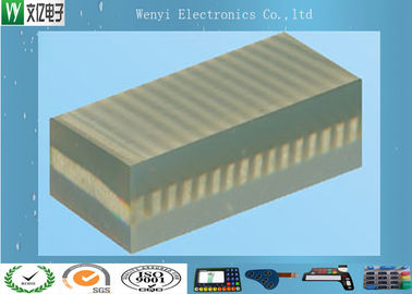 Camada do cinza do conector do LCD do dedo do tipo do conector GYS da soldadura térmica do fio do ouro/PWB