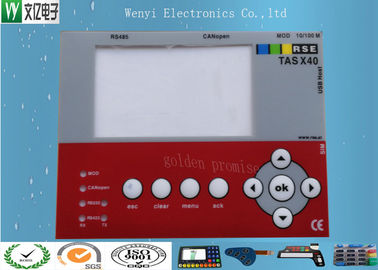 Cor overlay do painel de toque do teclado numérico do interruptor de membrana multi numérica para a máquina UV da cópia